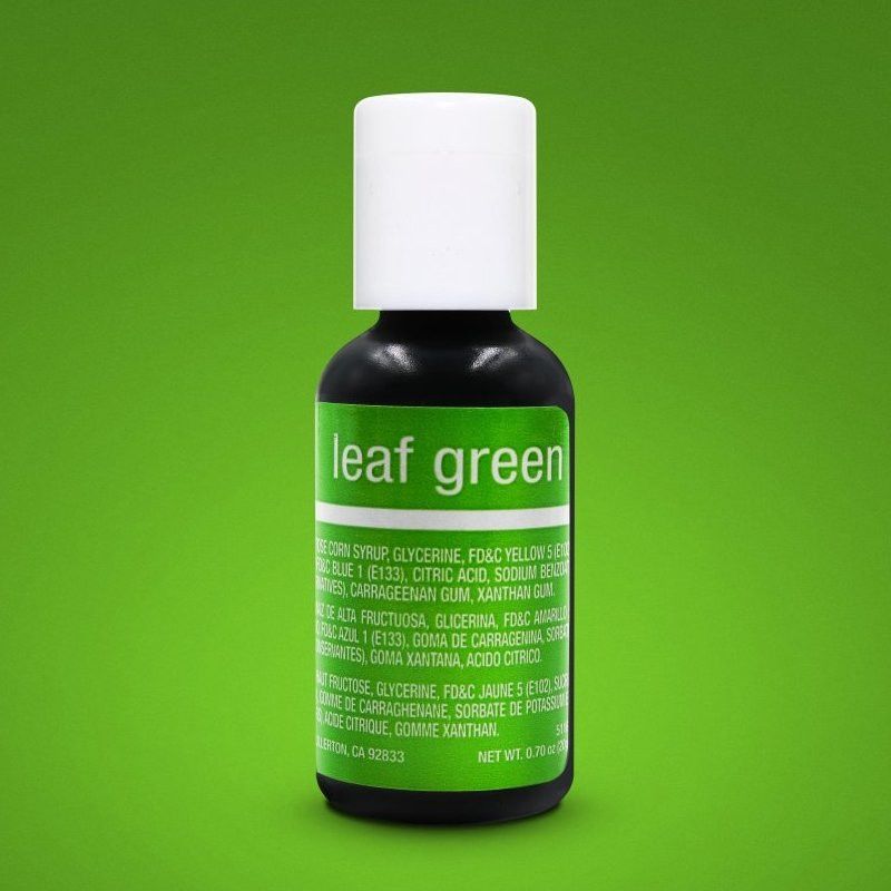 ⋗ Гелевий барвник Chefmaster Liqua-Gel Leaf Green (Зелений лист) купити в Україні ➛ CakeShop.com.ua, фото