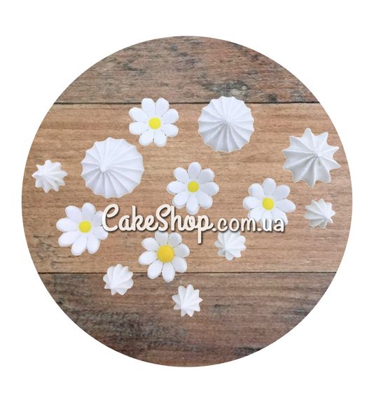 ⋗ Сахарные фигурки Цветочный танец белый ТМ Сладо купить в Украине ➛ CakeShop.com.ua, фото