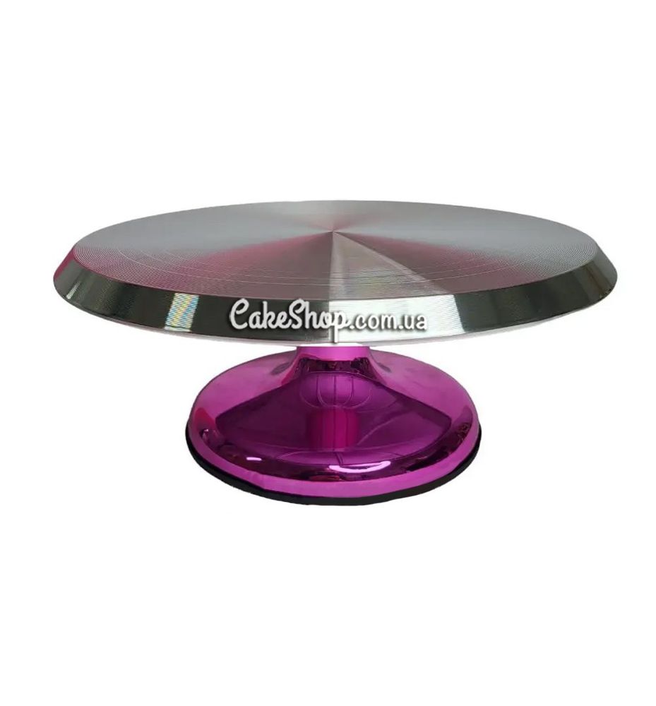 Подставка для торта металлическая Розовая, 28х12 см - фото