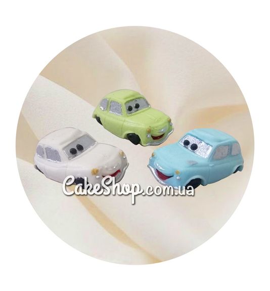 ⋗ Сахарные фигурки Машинки микс голубые ТМ KD купить в Украине ➛ CakeShop.com.ua, фото