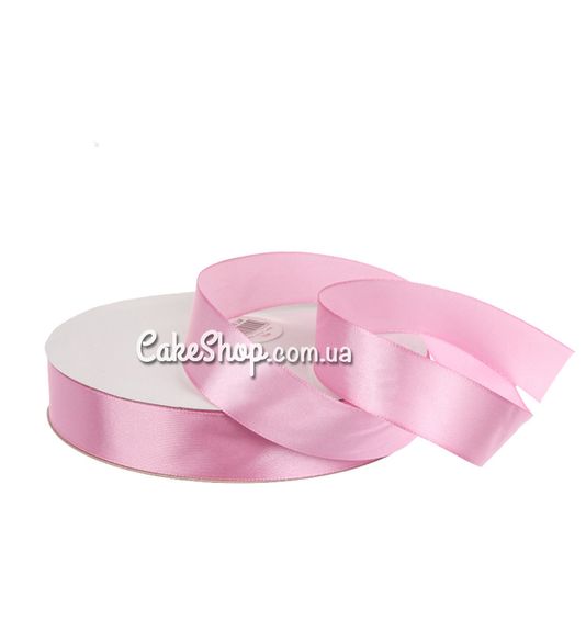 ⋗ Лента атласная Розовый перламутр 25 мм, 90 м купить в Украине ➛ CakeShop.com.ua, фото