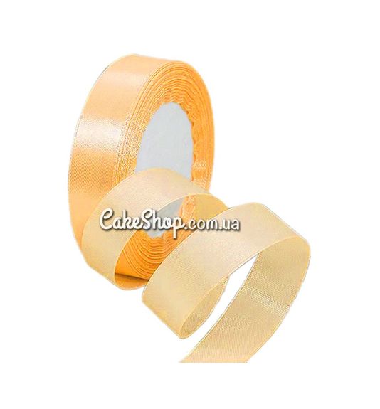 ⋗ Стрічка атласна Персикова 12 мм купити в Україні ➛ CakeShop.com.ua, фото