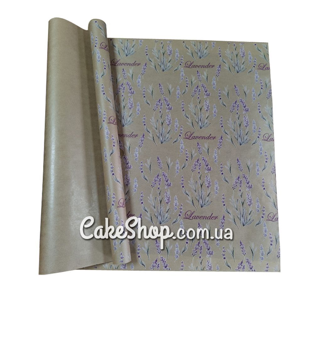 ⋗ Бумага упаковочная для подарков Крафт с принтом купить в Украине ➛ CakeShop.com.ua, фото