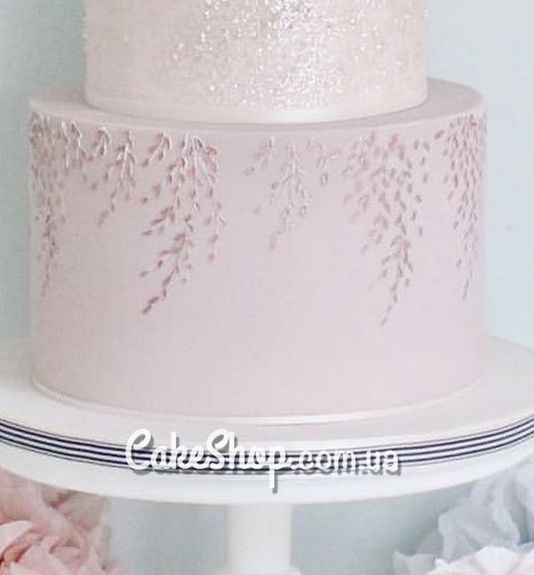 ⋗ Трафарет Візерунок Гілочки верби купити в Україні ➛ CakeShop.com.ua, фото