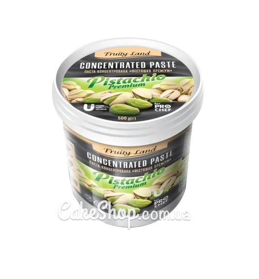 ⋗ Паста концентрированная Фисташка премиум Fruityland, 500 г купить в Украине ➛ CakeShop.com.ua, фото