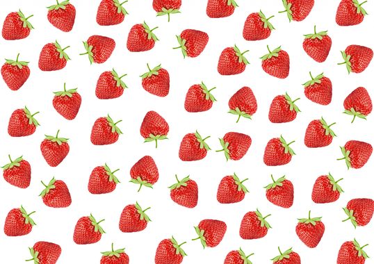 ⋗ Вафельна картинка принт Полуниця купити в Україні ➛ CakeShop.com.ua, фото