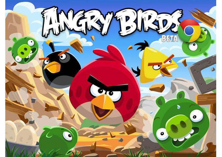 Вафельная картинка Angry birds - фото