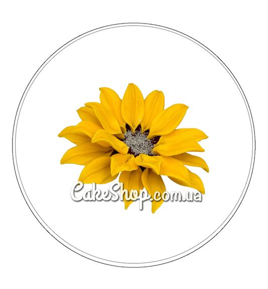 ⋗ Сахарная фигурка Подсолнух ТМ Сладо купить в Украине ➛ CakeShop.com.ua, фото