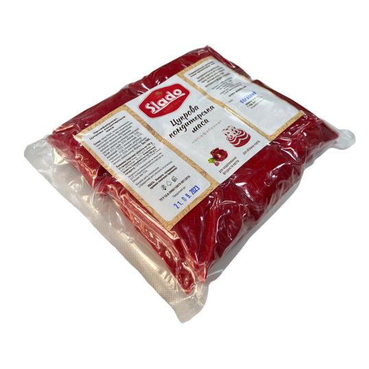 ⋗ Мастика кондитерська Sladol Бордова, 100 г купити в Україні ➛ CakeShop.com.ua, фото