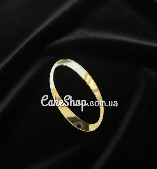 ⋗ Акриловий топпер DZ бічний цифра 0, золото купити в Україні ➛ CakeShop.com.ua, фото