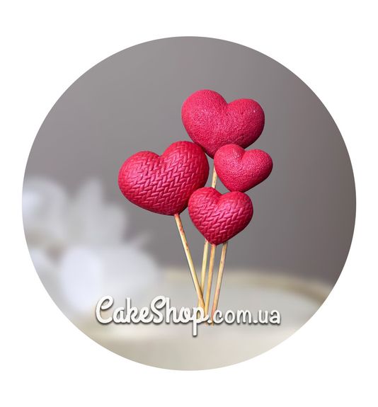 ⋗ Шоколадные Сердца красные ТМ ДимК купить в Украине ➛ CakeShop.com.ua, фото