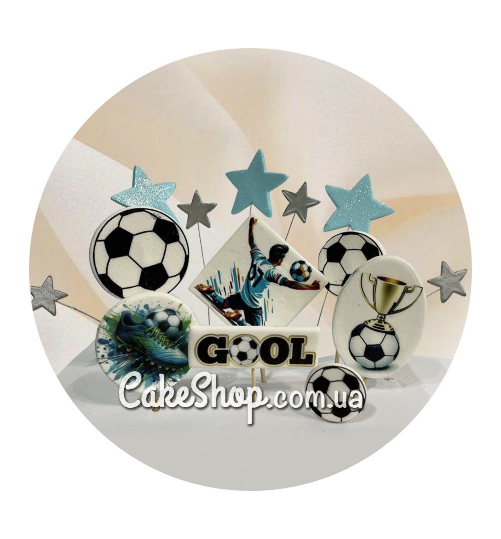 ⋗ Цукрові фігурки Футбольний друк ТМ KD купити в Україні ➛ CakeShop.com.ua, фото