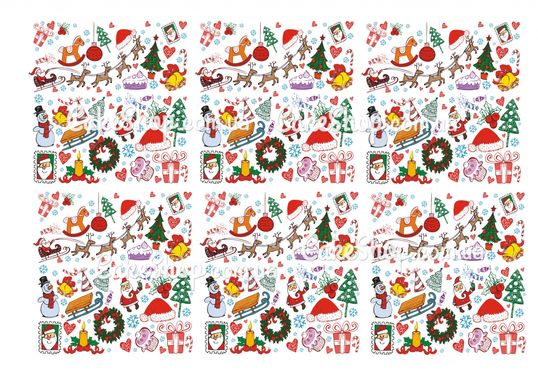 ⋗ Вафельна картинка З новим роком 24 купити в Україні ➛ CakeShop.com.ua, фото