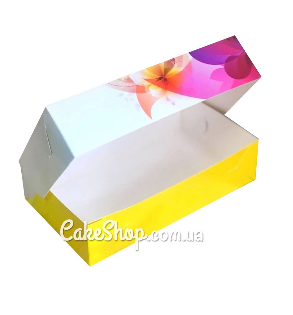 ⋗ Коробка для еклерів, зефіру з вікном Метелик, 20х11,5х5 см купити в Україні ➛ CakeShop.com.ua, фото
