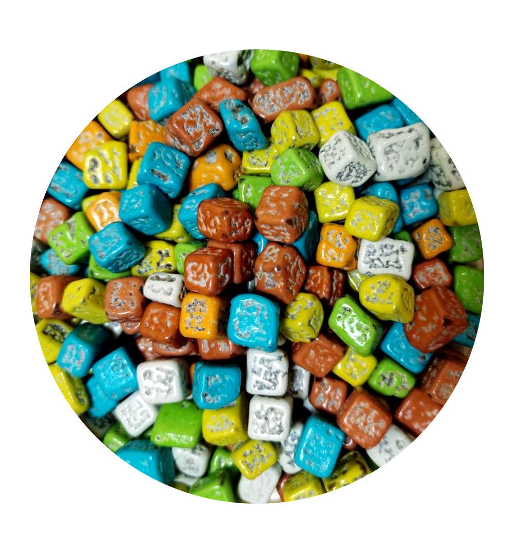 ⋗ Декор шоколадний Камінці кольорові, 50 г купити в Україні ➛ CakeShop.com.ua, фото