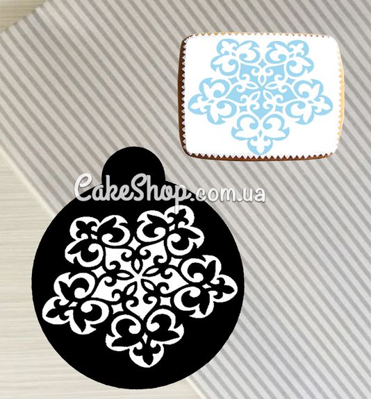 ⋗ Трафарет Снежинка 6 купить в Украине ➛ CakeShop.com.ua, фото