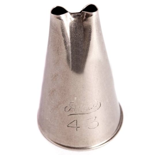 ⋗ Насадка Ateco # 43 Два отверстия, маленькая купить в Украине ➛ CakeShop.com.ua, фото