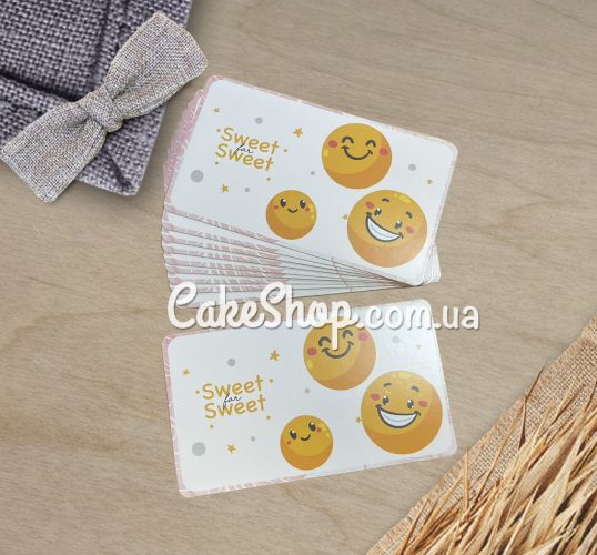 ⋗ Листівка Smile 8х14 см, 10 шт купити в Україні ➛ CakeShop.com.ua, фото
