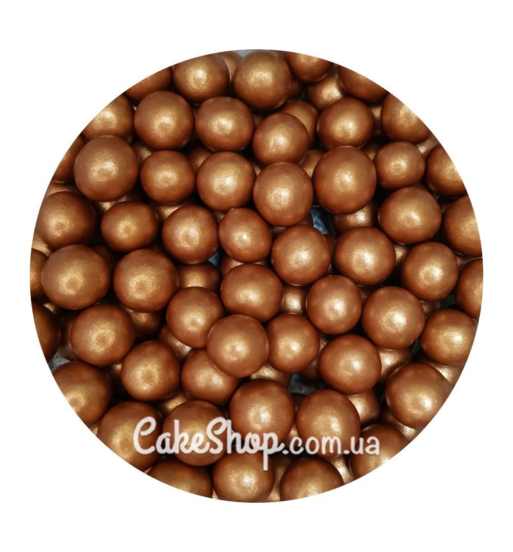 ⋗ Повітряні кульки в шоколаді Бронза, 18-20мм купити в Україні ➛ CakeShop.com.ua, фото