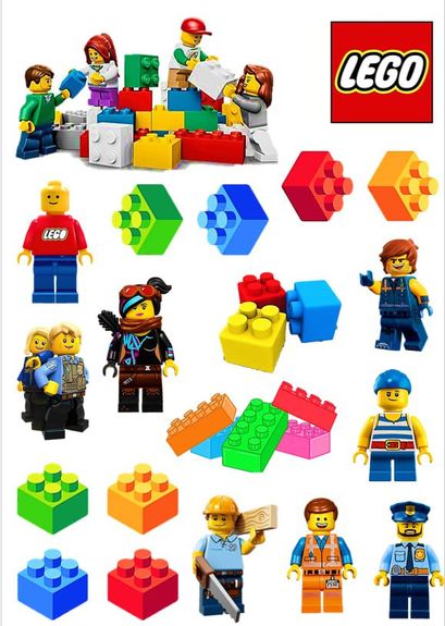 ⋗ Цукрові фігурки топери MAXI Лего ТМ ДімК купити в Україні ➛ CakeShop.com.ua, фото