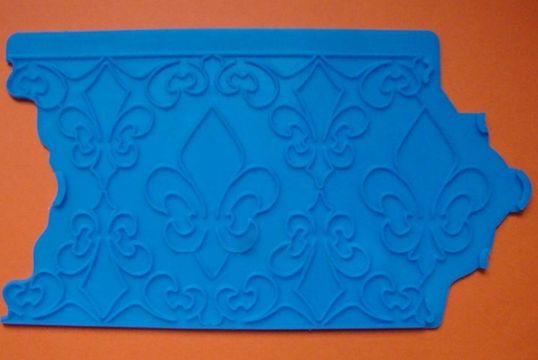 ⋗ Силиконовый коврик Узор Флер купить в Украине ➛ CakeShop.com.ua, фото
