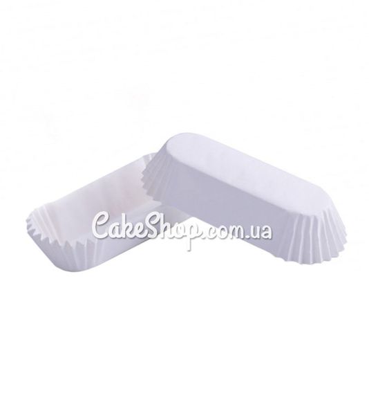 ⋗ Паперові форми для еклерів Р10 Білі, 500шт купити в Україні ➛ CakeShop.com.ua, фото