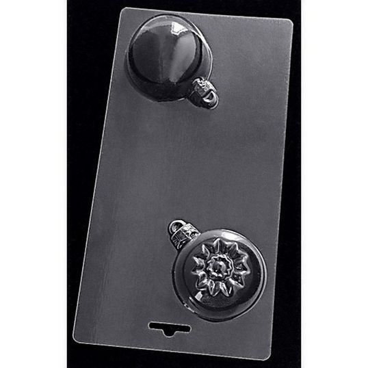 ⋗ Пластикова форма для шоколаду Ялинкова іграшка-куля РЕТРО купити в Україні ➛ CakeShop.com.ua, фото