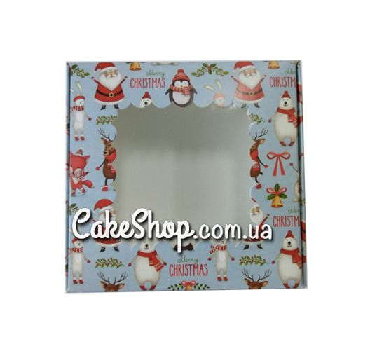 Коробка для пряников с окном Merry christmas, 15х15х5 см - фото