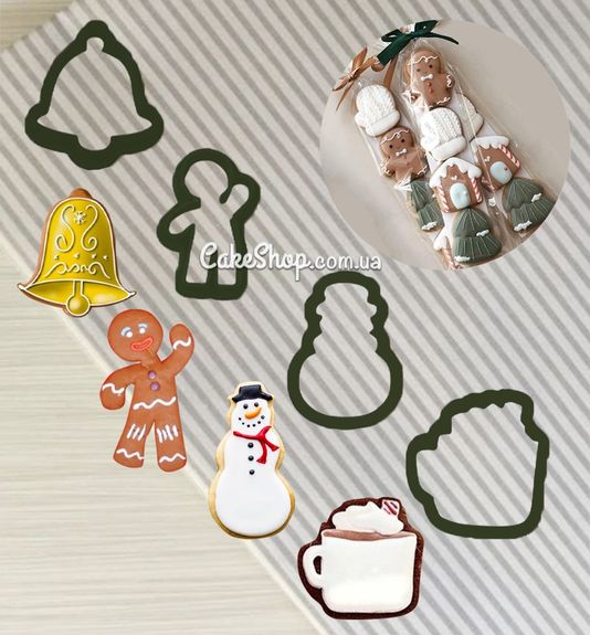 ⋗ Вырубка пластиковая Мини-набор 1 купить в Украине ➛ CakeShop.com.ua, фото