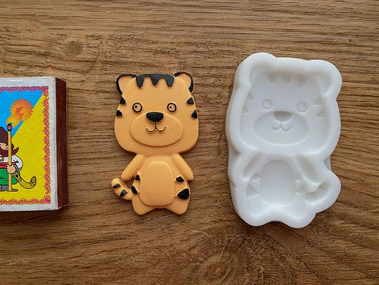 ⋗ Силіконовий молд Тигр 2 купити в Україні ➛ CakeShop.com.ua, фото