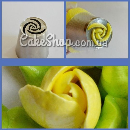 ⋗ Насадка 3 Троянда 7 пелюстків купити в Україні ➛ CakeShop.com.ua, фото