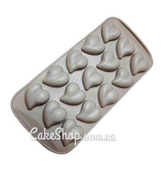 ⋗ Силіконова форма для цукерок, льоду і мармеладу Сердечка 3 купити в Україні ➛ CakeShop.com.ua, фото