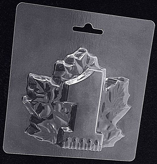 ⋗ Пластикова форма для шоколаду 1 Сентября 4 (кленовий лист) купити в Україні ➛ CakeShop.com.ua, фото