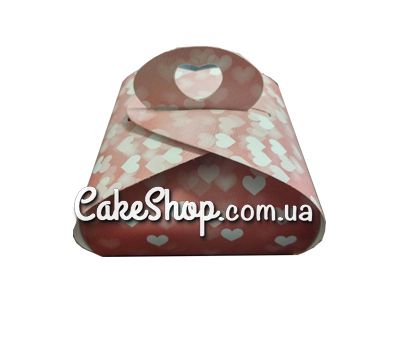 ⋗ Коробка бонбоньерка Сердца красные, 7,5х3,5х1,8 см купить в Украине ➛ CakeShop.com.ua, фото