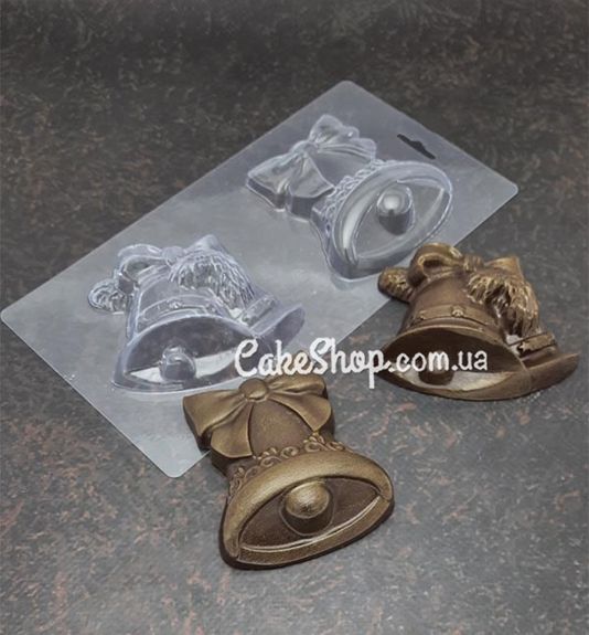 ⋗ Пластикова форма для шоколаду Дзвіночки купити в Україні ➛ CakeShop.com.ua, фото