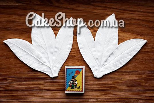 ⋗ Силиконовый вайнер Лист пиона 5 купить в Украине ➛ CakeShop.com.ua, фото