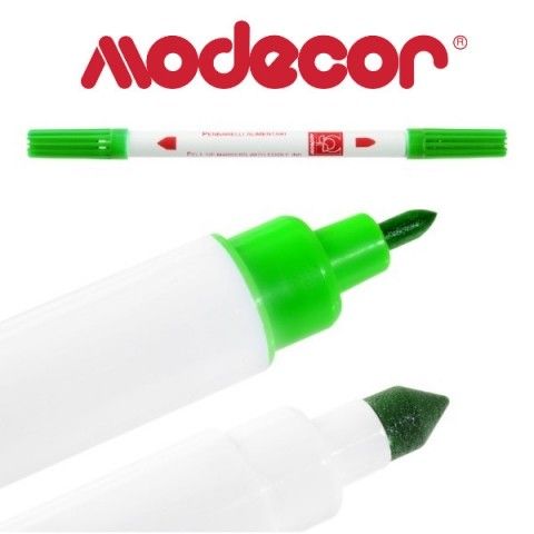⋗ Пищевой маркер двойной Зеленый MODECOR купить в Украине ➛ CakeShop.com.ua, фото
