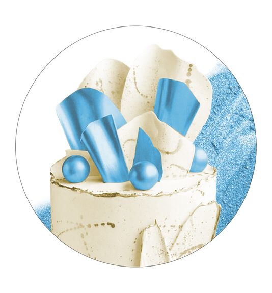 ⋗ Кандурин Блакитний лід хамелеон 10 г купити в Україні ➛ CakeShop.com.ua, фото