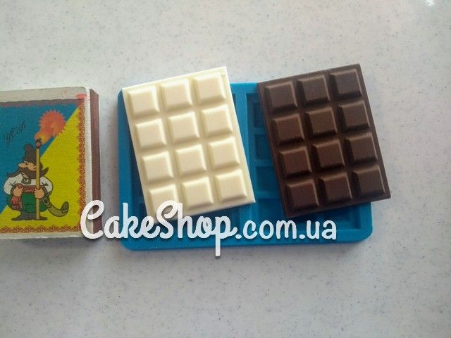⋗ Силіконовий молд Шоколадка 1 купити в Україні ➛ CakeShop.com.ua, фото