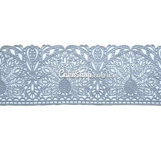 ⋗ Кружево из айсинга Slado #02 Серебро купить в Украине ➛ CakeShop.com.ua, фото
