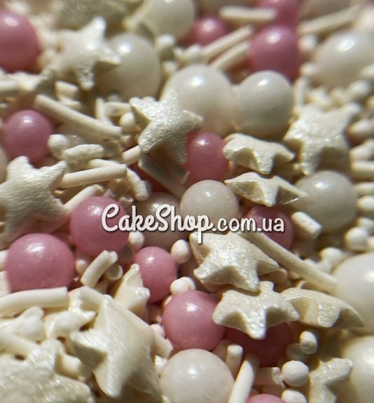 ⋗ Посыпка сахарная ТМ Сладо Перламутровый коктейль, 50г купить в Украине ➛ CakeShop.com.ua, фото