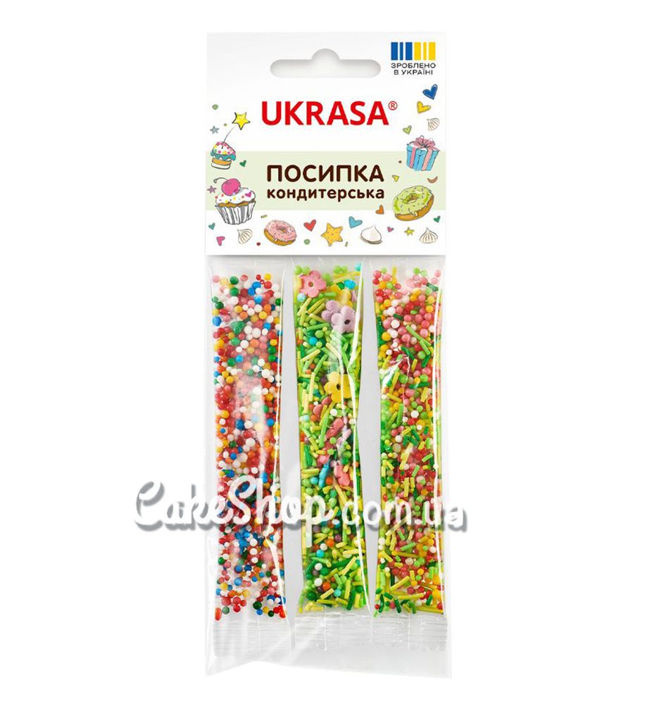 Посыпка сахарная Пасхальная в стиках #2, Украса 15 г - фото