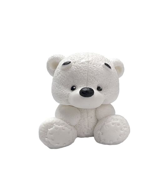 ⋗ Цукрові фігурки Ведмежа Ті біле ТМ Сладо купити в Україні ➛ CakeShop.com.ua, фото