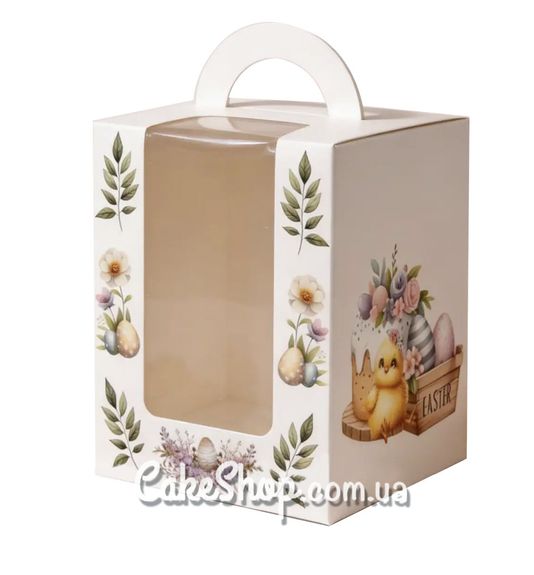 ⋗ Коробка для великодніх пасок 16х16х20 см, Беж купити в Україні ➛ CakeShop.com.ua, фото