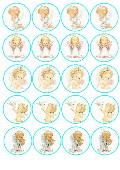 ⋗ Вафельная картинка Ангелочки 5 купить в Украине ➛ CakeShop.com.ua, фото