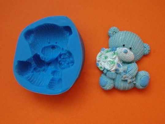 ⋗ Силіконовий молд Ведмедик 7 купити в Україні ➛ CakeShop.com.ua, фото