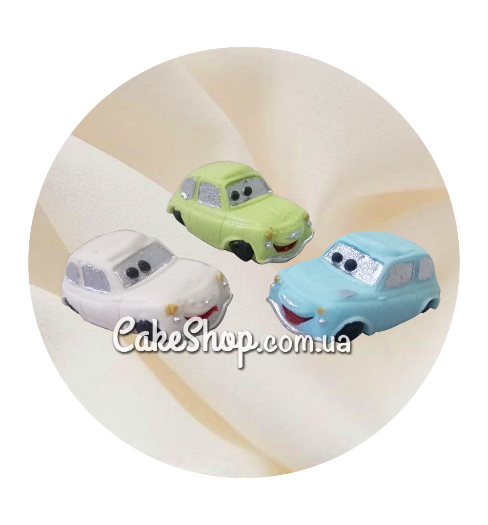 ⋗ Цукрові фігурки Машинки мікс блакитні ТМ KD купити в Україні ➛ CakeShop.com.ua, фото