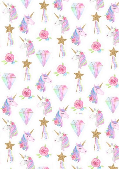 ⋗ Вафельная картинка Принт Единорожки купить в Украине ➛ CakeShop.com.ua, фото