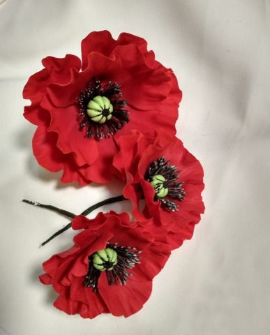 Мастика кондитерська для моделювання і виготовлення квітів Червона - фото