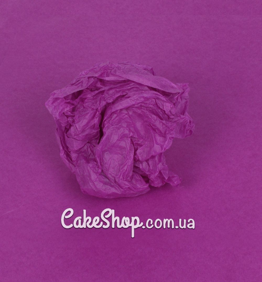 ⋗ Бумага тишью LP фиолетовый 17г/м, 10 листов купить в Украине ➛ CakeShop.com.ua, фото